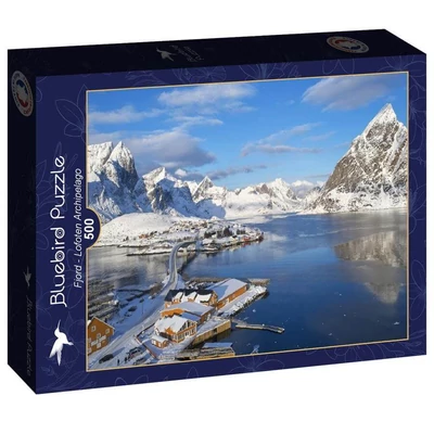 Bluebird 90993 - Fjord - Lofoten Archipelago - 500 db-os puzzle