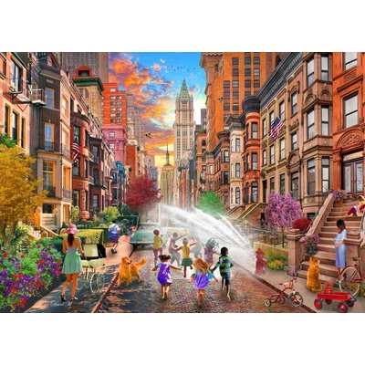 Bluebird  90966 - Hot Summer Days, New York City - 500 db-os puzzle