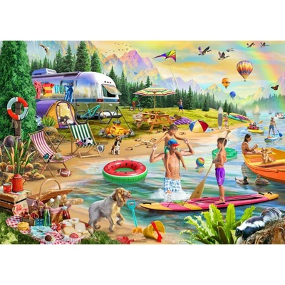 Bluebird  90978 - Lakeside Summer Camp - 500 db-os puzzle