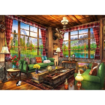 Bluebird 90677 - Mount Cabin View - 500 db-os puzzle