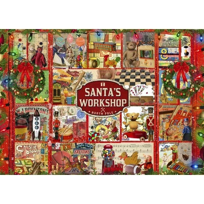 Bluebird 90811 - Santas Workshop - 500 db-os puzzle