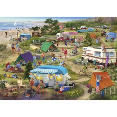 Bluebird 90587 - Seaside Cramped Grounds - 500 db-os puzzle