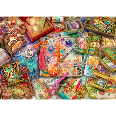 Bluebird 90911 - The Junk Journaler&#039;s Desk - 500 db-os puzzle
