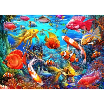 Bluebird 90786 - Tropical Fish - 500 db-os puzzle