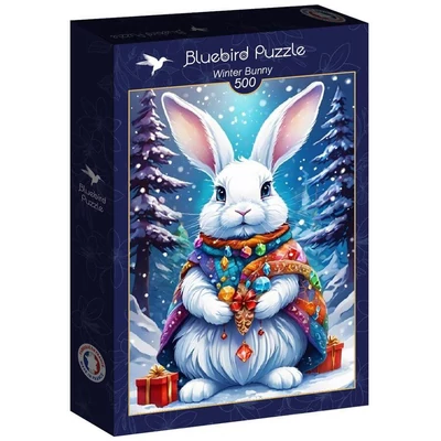 Bluebird 90805 - Winter Bunny - 500 db-os puzzle