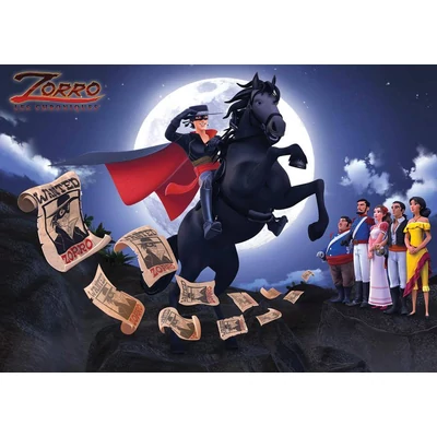 Bluebird 90734 - Zorro - 500 db-os puzzle