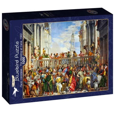Bluebird 60212 - The Wedding at Cana, Paolo Veronese, 1563 - 1000 db-os puzzle