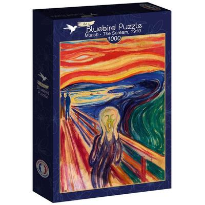 Bluebird 60252 - The Scream, Munch, 1910 - 1000 db-os puzzle