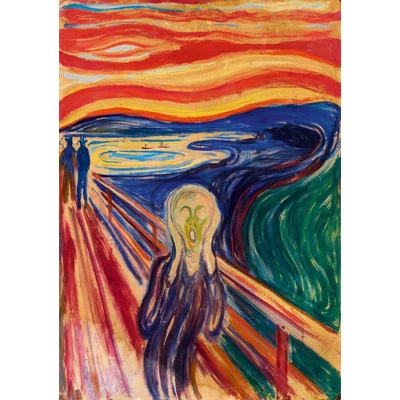 Bluebird 60252 - The Scream, Munch, 1910 - 1000 db-os puzzle