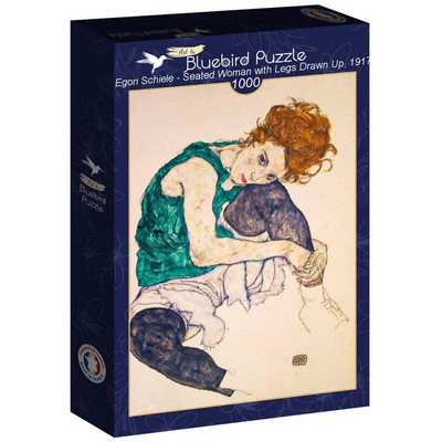 Bluebird 60294 - Seated Woman with Legs Drawn Up, Egon Schiele, 1917 - 1000 db-os puzzle