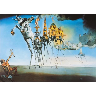 Bluebird 60329 - The Temptation of St. Anthony, Salvador Dalí, 1946 - 1000 db-os puzzle