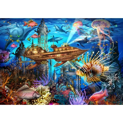 Bluebird 90172 - Aqua City - 1000 db-os puzzle