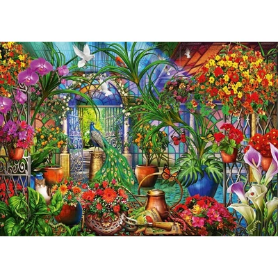 Bluebird 90867 - Tropical Green House - 2000 db-os puzzle