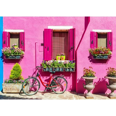 Bluebird 91007 - Burano Island - Italy - 500 db-os puzzle