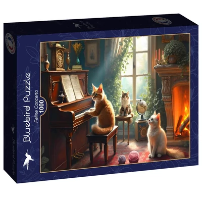 Bluebird 91015 - Feline Concerto - 1000 db-os puzzle