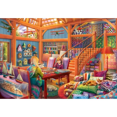 Bluebird 91022 - Hobby Room - 1500 db-os puzzle