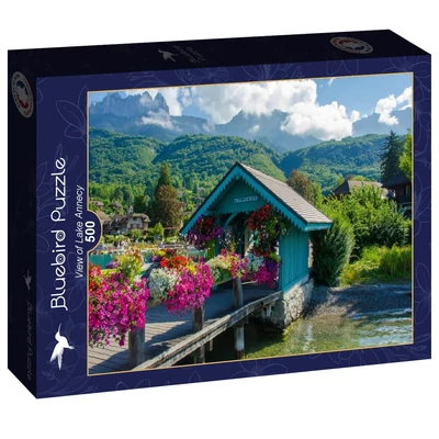 Bluebird 91025 - View of Lake Annecy - 500 db-os puzzle