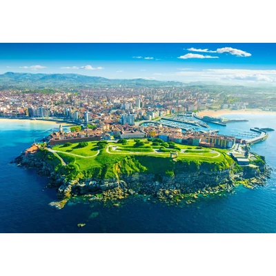 Bluebird 91027 - View of Gijón - Asturias, Spain - 1000 db-os puzzle