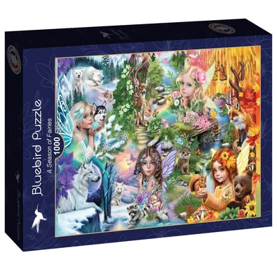Bluebird 91028 - A Season of Fairies - 1000 db-os puzzle