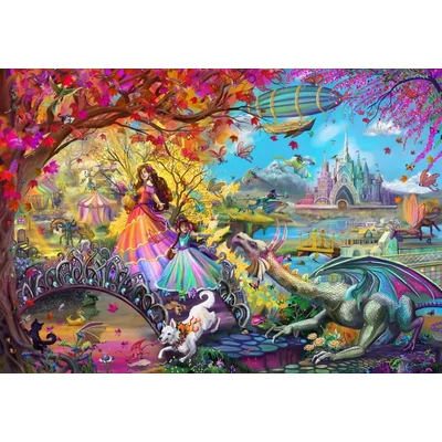 Bluebird 91029 - Autumn Castle Festival - 1000 db-os puzzle