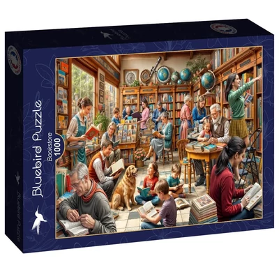 Bluebird 91032 - Bookstore - 1000 db-os puzzle
