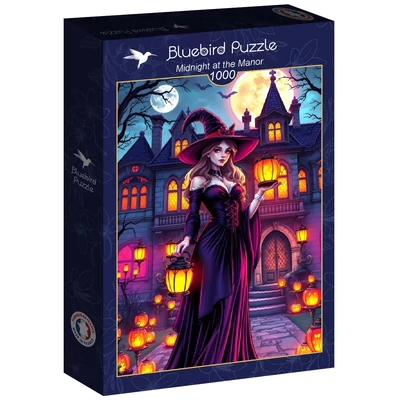 Bluebird 91063 - Midnight at the Manor - 1000 db-os puzzle
