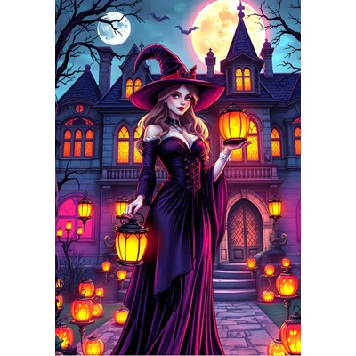 Bluebird 91063 - Midnight at the Manor - 1000 db-os puzzle