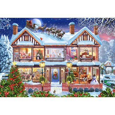 Bluebird 91079 - Christmas House - 1000 db-os puzzle