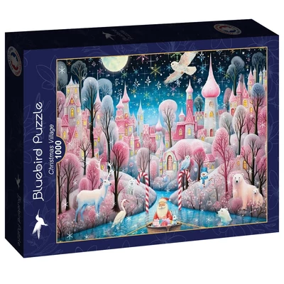 Bluebird 91082 - Christmas Village - 1000 db-os puzzle