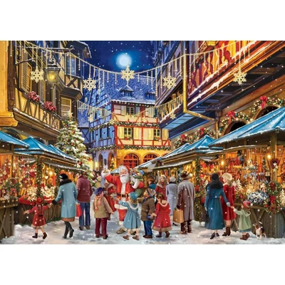 Bluebird 91093 - The Magic of the Christmas Market - 1500 db-os puzzle