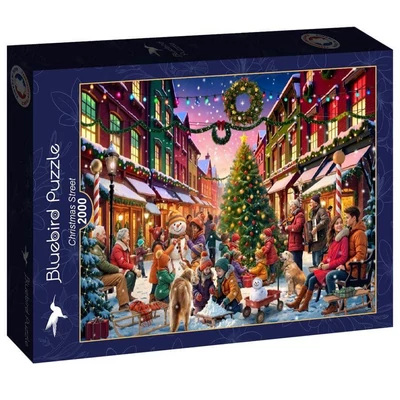 Bluebird 91098 - Christmas Street - 2000 db-os puzzle