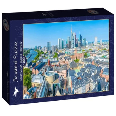 Bluebird 91105 - Aerial view of Frankfurt, Germany - 1000 db-os puzzle