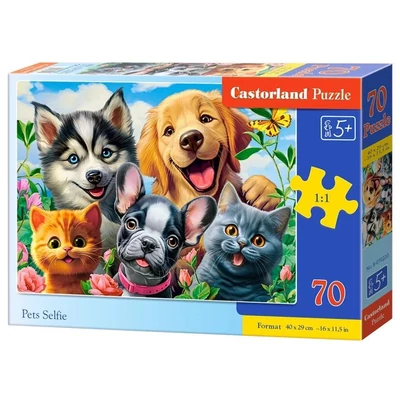 Castorland B-070220 - Kiskedvenc szelfi - 70 db-os puzzle