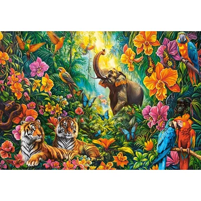 Castorland C-105427 - Virágzó dzsungel - 1000 db-os puzzle
