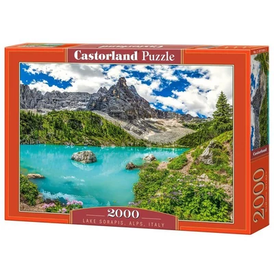 Castorland C-201006 - Sorapiss-tó, Alpok, Olaszország - 2000 db-os puzzle