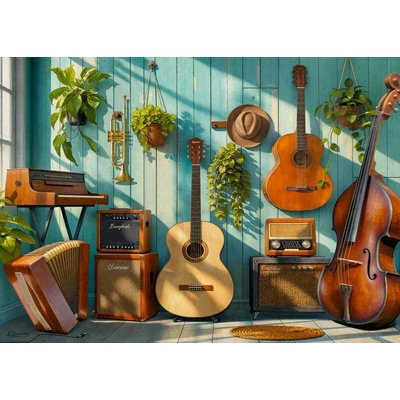 CherryPazzi 30899 - Garage Tunes - 1000 db-os puzzle