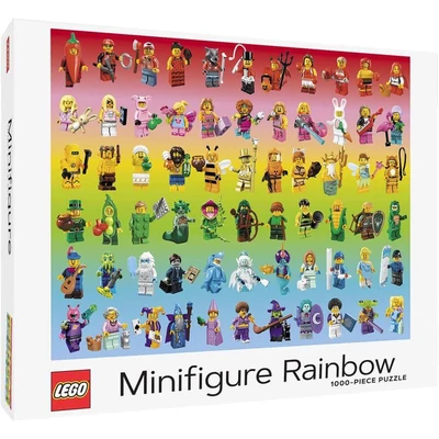 Chronicle Books 14382 - LEGO Minifigure Rainbow - 1000 db-os puzzle