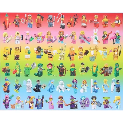 Chronicle Books 14382 - LEGO Minifigure Rainbow - 1000 db-os puzzle