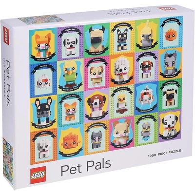 Chronicle Books 27429 - LEGO Pet Pals - 1000 db-os puzzle