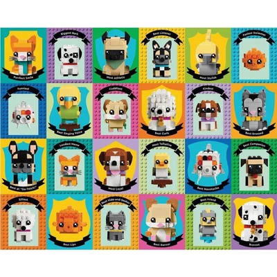 Chronicle Books 27429 - LEGO Pet Pals - 1000 db-os puzzle