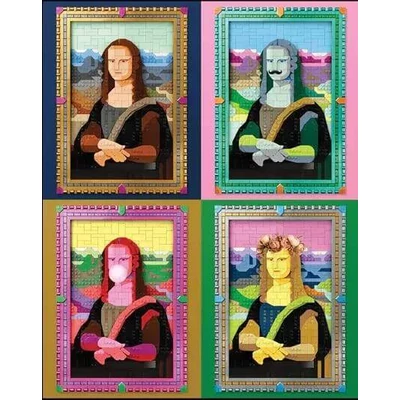 Chronicle Books 30856 - LEGO Masterpiece Mona Lisa - 1000 db-os puzzle