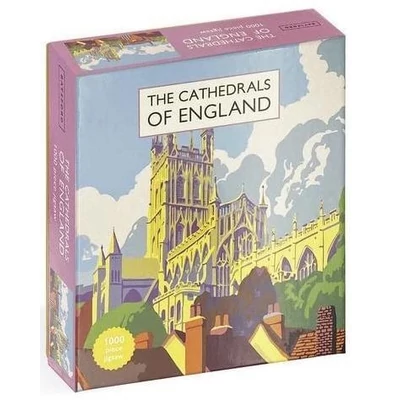 Chronicle Books 48012 - Brian Cook’s Cathedral England - 1000 db-os puzzle
