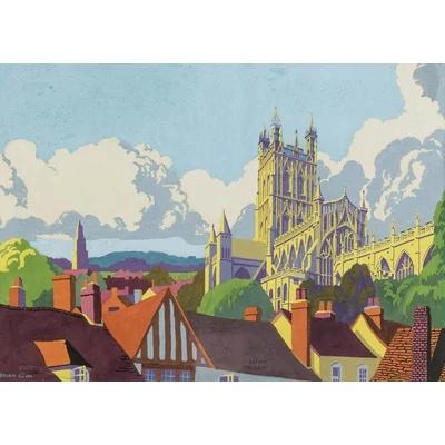 Chronicle Books 48012 - Brian Cook’s Cathedral England - 1000 db-os puzzle