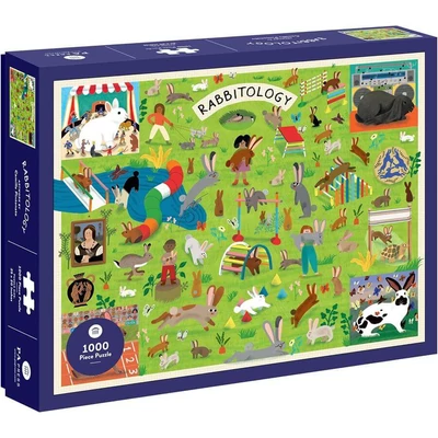 Galison 31662 - Rabbitology - 1000 db-os puzzle