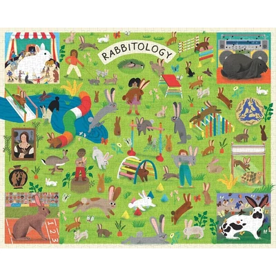 Galison 31662 - Rabbitology - 1000 db-os puzzle