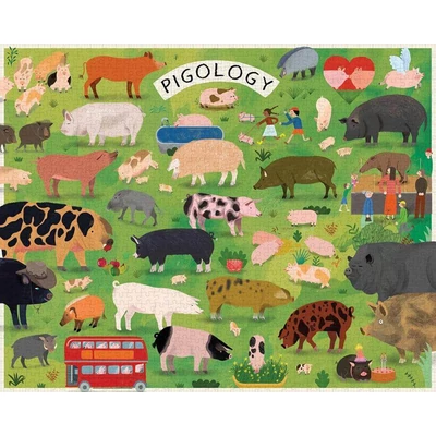 Galison 61632 - Pigology - 1000 db-os puzzle
