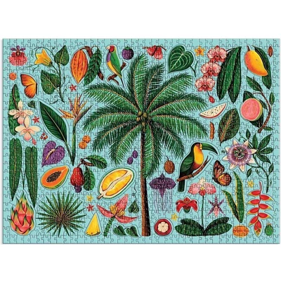Galison 70494 - Tropics - 1000 db-os puzzle különleges formákkal
