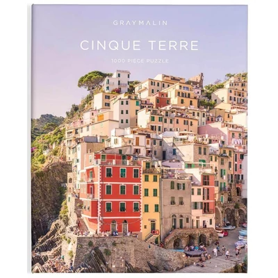 Galison 80158 - Cinque Terre, Gray Malin - 1000 db-os puzzle könyv alakú dobozban
