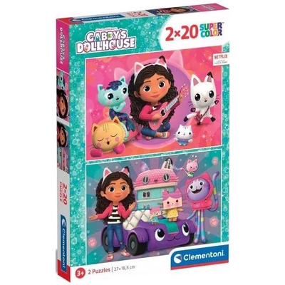 Clementoni 24802 - Gabi babaháza - 2 x 20 db-os puzzle