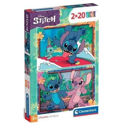 Clementoni 24809 - Stitch - 2 x 20 db-os puzzle